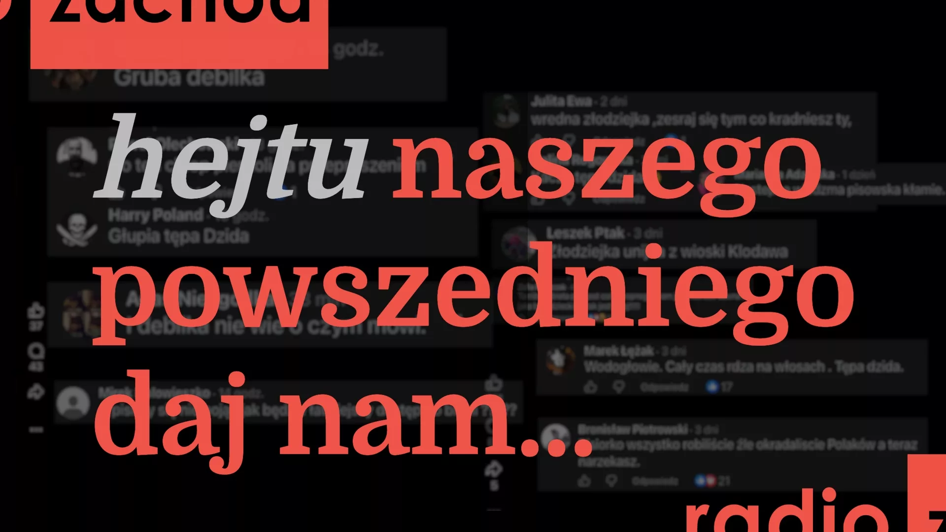 FB Radio Zachód stał się wieszakiem na hejt
